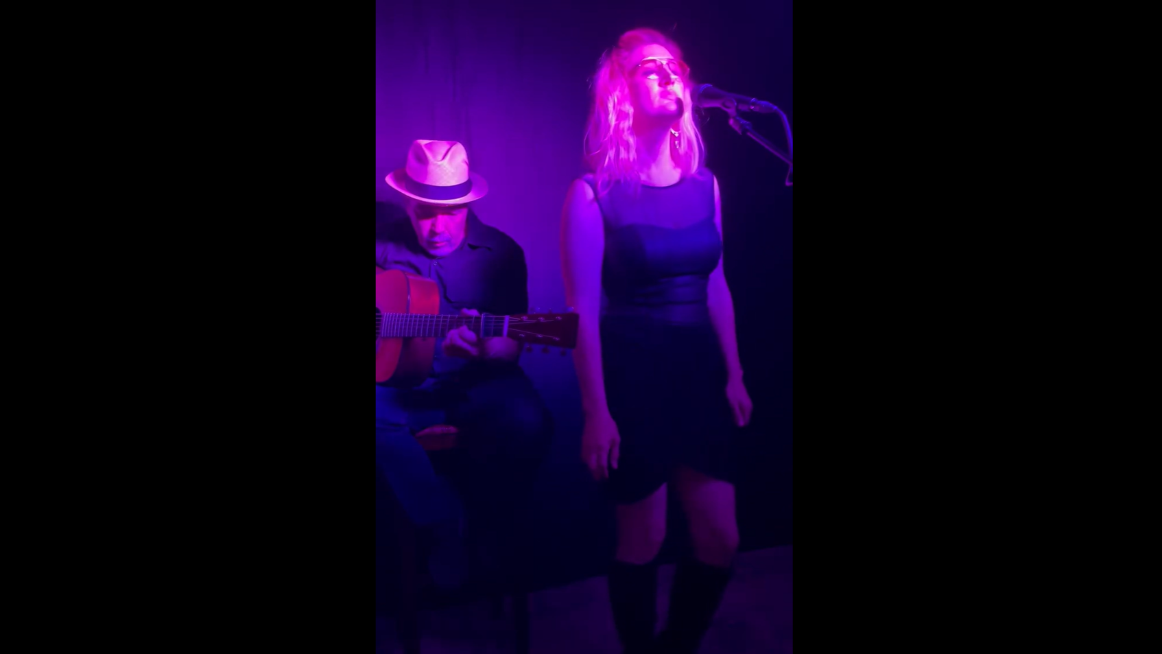 Load video: Americana duo playing a song about letting go of the past